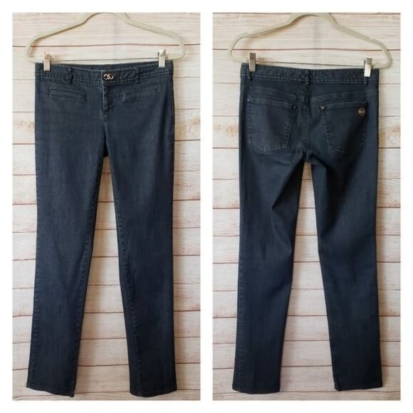 Michael Kors Straight Leg Stretchy Jeans - Picture 1 of 7